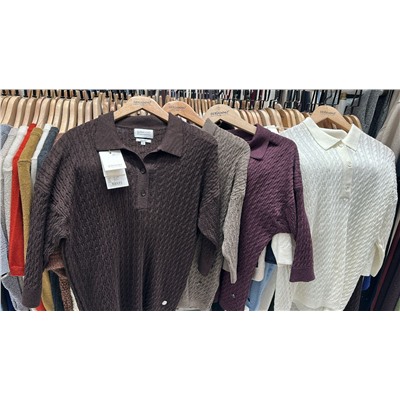 Джемпер бордовый