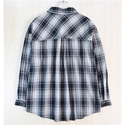 Женская тонкая хлопковая рубашка