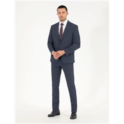 İndigo Slim Fit Takım Elbise