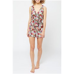 Top Tropico Blanco y caqui