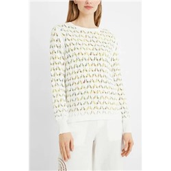 Jersey punto de ganchillo cenefas