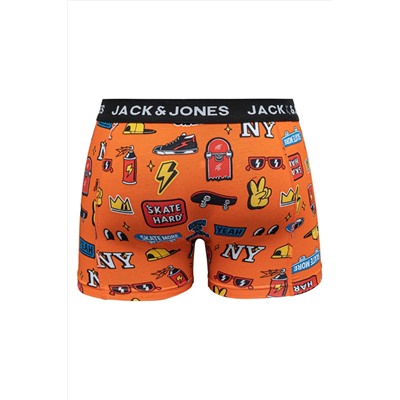 Jack & Jones Erkek Karışık 5'li Boxer Paketi - Elements