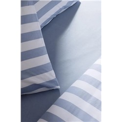 Avignon King Size %100 Pamuk Ranforce Baskılı Nevresim Takımı - İndigo
