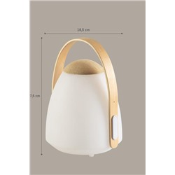 Joselle Abajur - Beyaz - 18,5 cm