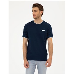 Lacivert Slim Fit Tişört