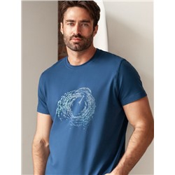 Футболка из премиального хлопка с авторским принтом