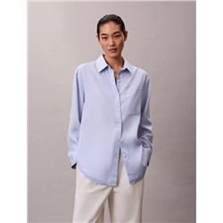 Tencel Roll Tab Button-Down Shirt