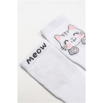 Гольфы детские Мяу (набор 2 пары)
