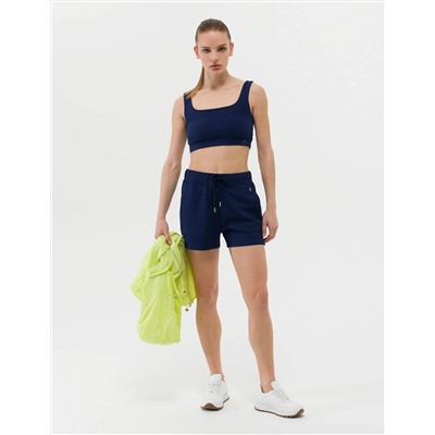 Lacivert Regular Fit Örme Şort