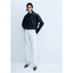 Jeans rectos tiro medio