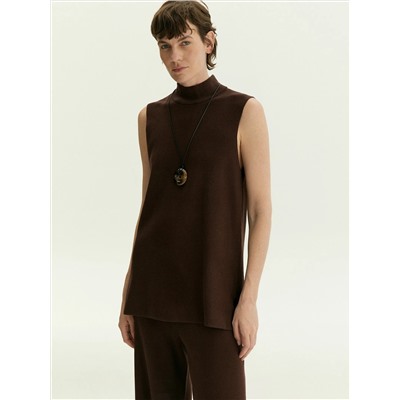 Трикотажный топ, B3106/chocolis