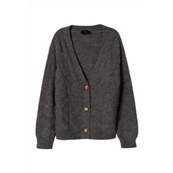Cárdigan Gris oscuro