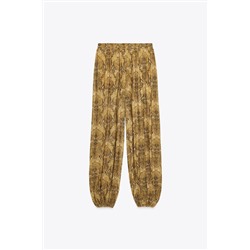 PRINTED BALLOON TROUSERS