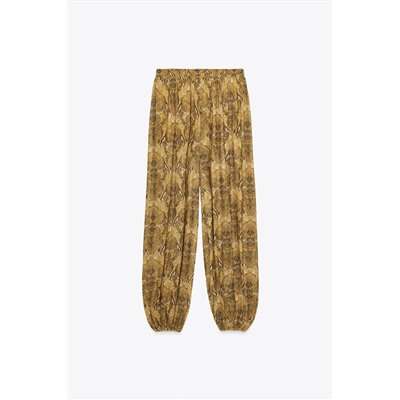 PRINTED BALLOON TROUSERS