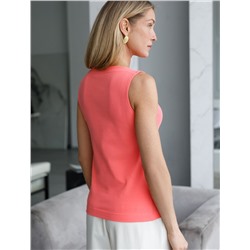 Топ из премиального хлопка с эластаном