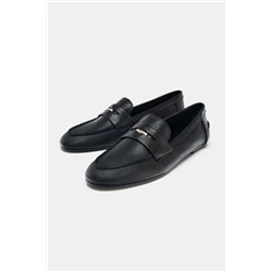 LEATHER PENNY LOAFERS