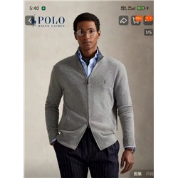 Классический шерстяной кашемировый трикотажный кардиган РАЛЬ*Ф Л