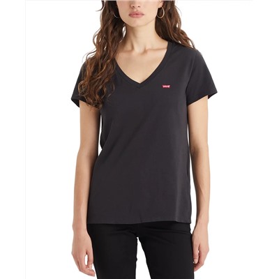 Levi's Women's Perfect Cotton V-Neck Short-Sleeve T-Shirt