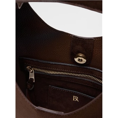 Vegan Leather Mini Slouchy Tote