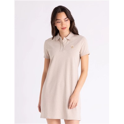 MULTI TONAL MINI POLO DRESS
