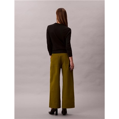 Cropped Utility Pants