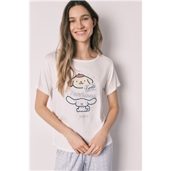 Pijama largo Cinnamoroll estampado geométrico