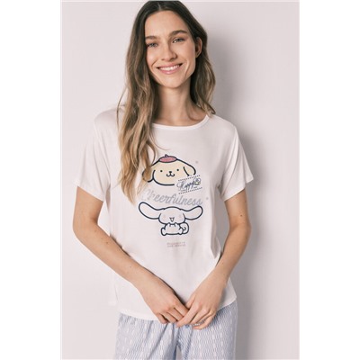 Pijama largo Cinnamoroll estampado geométrico