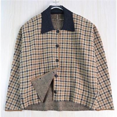 Комплект из топа и юбки в жаккардовую клетку КО*С