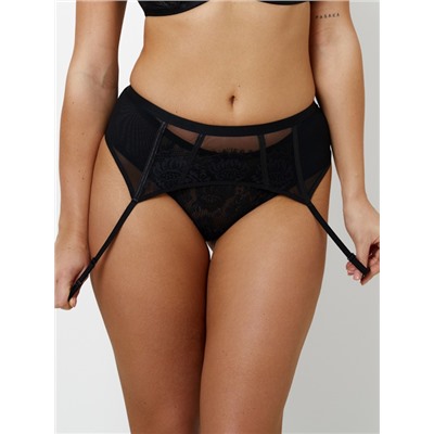 AIDA BLACK Пояс для чулок SUBTILLE