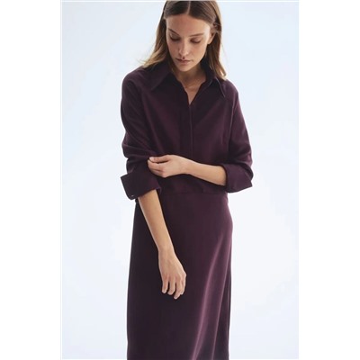 Женское платье рубашка с рукавами реглан  Н*М