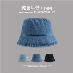 Панама для мальчиков и девочек джинсовая