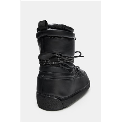LAMINATED QUILTED ANKLE BOOTS - SKI COLLECTION