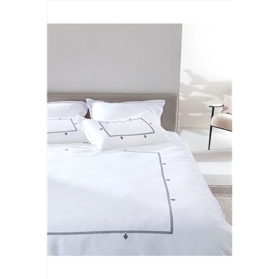 Madame Coco Lilas King Size Nakışlı Nevresim Takımı - Saten NT0000000113-8682116903691