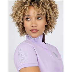USPA METALLIC PRINT POLO SHIRT