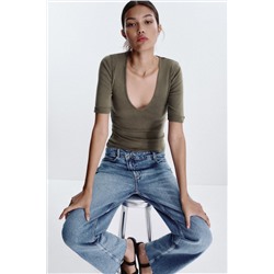 WASHED COTTON T-SHIRT