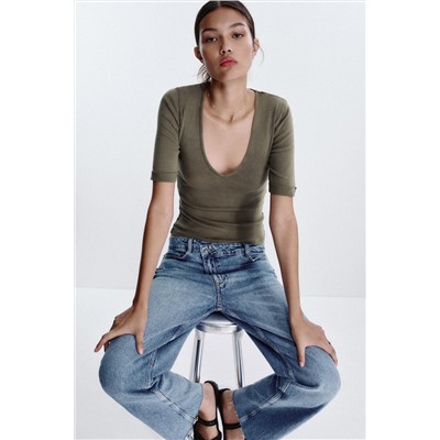 WASHED COTTON T-SHIRT