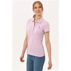 Kadın Manolya Basic Polo Yaka Tişört