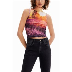 Camiseta estampado fotográfico