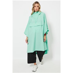 Poncho con capucha - Verde