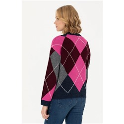 Kadın Lacivert Triko Hırka