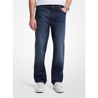 Michael Kors Outlet Finn Straight Fit Denim Jeans