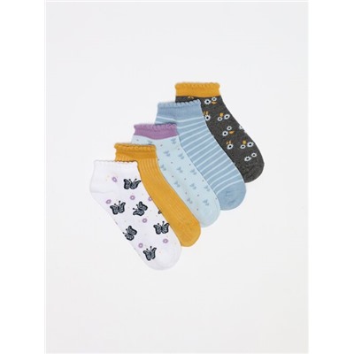 PACK OF 5 PAIRS OF PRINTED SOCKS