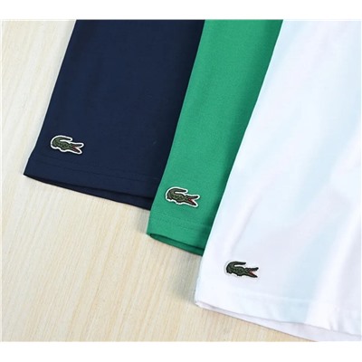 Хлопковая футболка  (3 цвета) ЛАКОСТ*Е