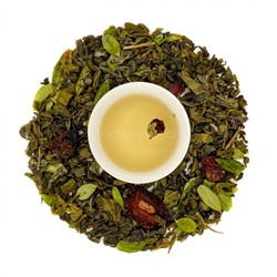 Чай зеленый - Земляника со сливками №2 - 100 гр