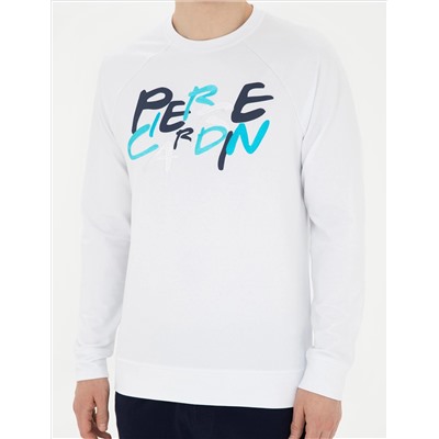 Beyaz Regular Fit Sweatshirt