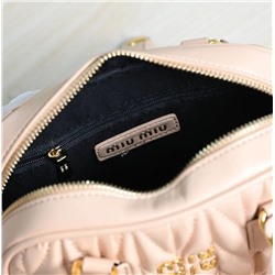 Мягкая стеганая металлическая сумка МИУ МИ*У