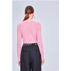 Jersey de lana y cachemir Rosa