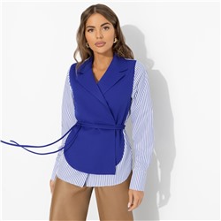 Рубашка с подплечниками, Собрание идей (blue)