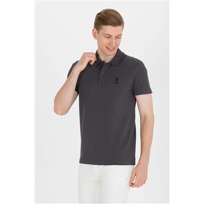 Erkek Antrasit Basic Polo Yaka Tişört