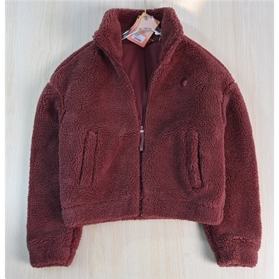 Женская зимняя, плотная, теплая, флисовая куртка-свитер